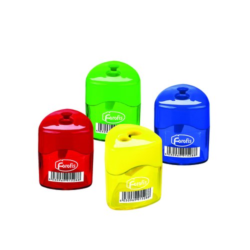 FOROFIS - Sacapuntas/Afilalapices DOBLE DEPOSITO SURT. (Ref.91528)