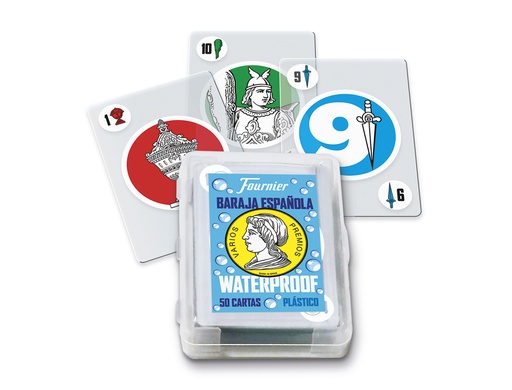 FOURNIER - BARAJA ESPAÑOLA WATERPROOF 50 CARTAS (Ref.130012144)