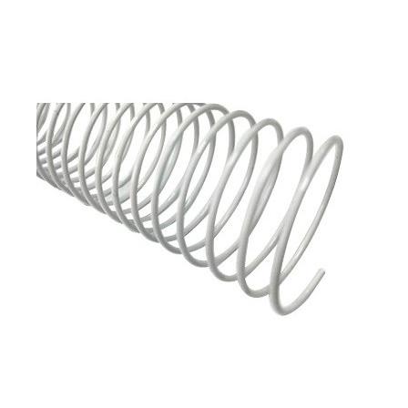 GBC - ESPIRAL METÁLICA 6MM 20 HOJAS BLANCO PASO 5.1 CAJA DE 100 (Ref.ESP935306)