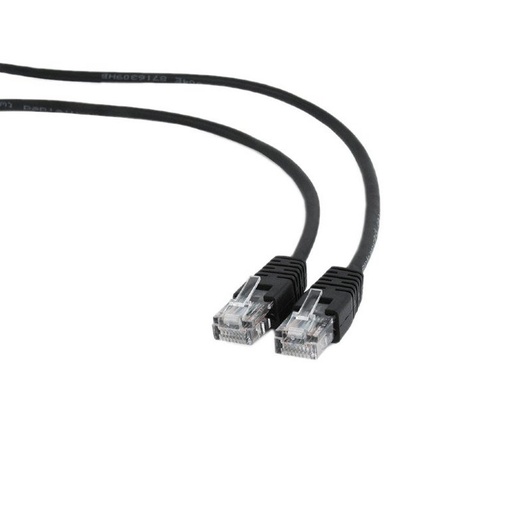 GEMBIRD - Latiguillo Cat.5e UTP 0.25 M Negro (Ref.PP12-0.25M/BK)
