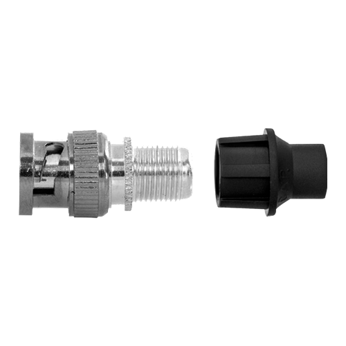 GENERICOS - Conector BNC macho - Simple - rapido - Reutilizable - Reciclable - Compatibilidad universal con Micr (Ref.CON100-CAP)