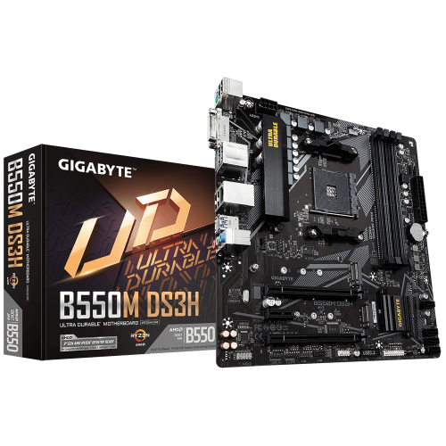 GIGABYTE - B550M DS3H Zócalo AM4 Micro ATX AMD B550 (Ref.GAB55MDSH-00-G)