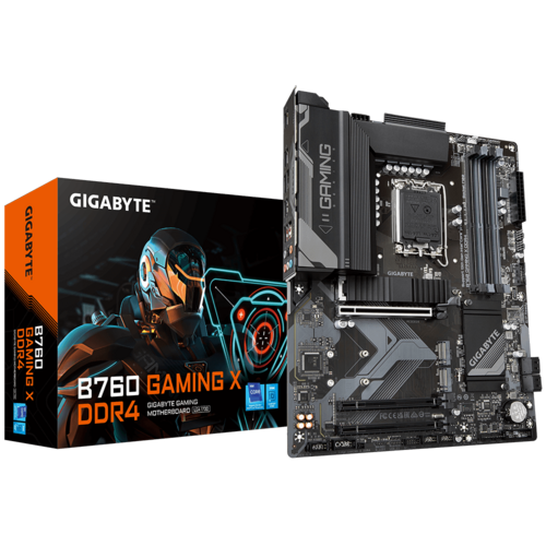 GIGABYTE - B760 GAMING X DDR4 placa base Intel B760 Express BGA 1170 ATX (Ref.B760 GAMING X DDR4 G10)
