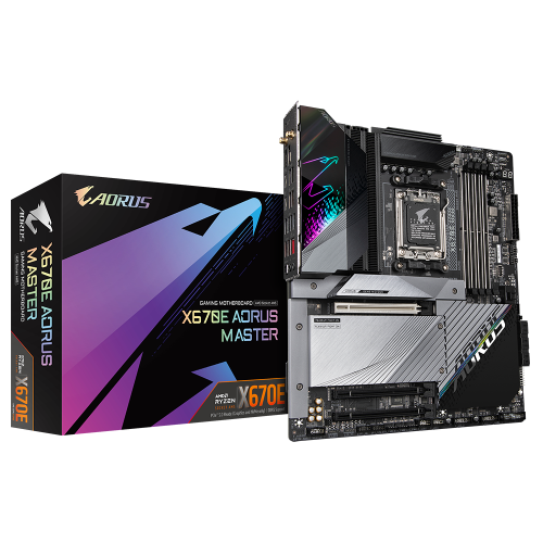 GIGABYTE - PLACA X670E AORUS MASTER,AMD,AM5,X670,ATX (Ref.X670E AORUS MASTER G10)