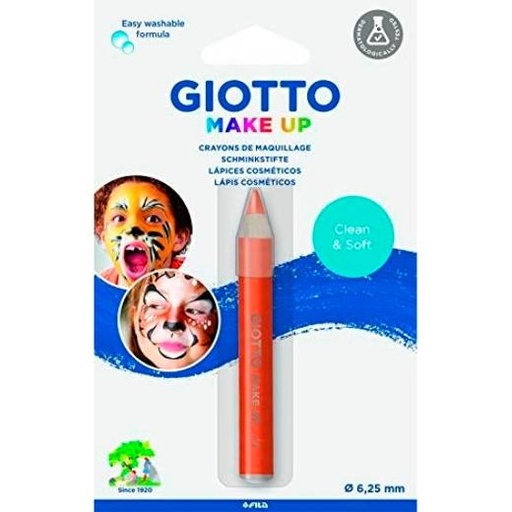GIOTTO - LÁPIZ COSMÉTICO INDIVIDUAL UNISEX PARA NIÑOS NARANJA -BLISTER- (Ref.F473111)