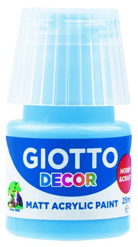 GIOTTO - PINTURA ACRILICA 25 ml (bote) AZUL CELESTE (Ref.F538118)