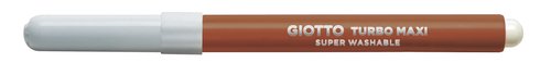 GIOTTO - ROTULADORES TURBO MAXI OCRE ROJO ESTUCHE DE 12 (Ref.F456013)