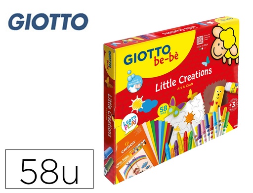 GIOTTO - SET PEQUEÑAS CREACIONES BEBÉ COLORES SURTIDOS (Ref.F479100)