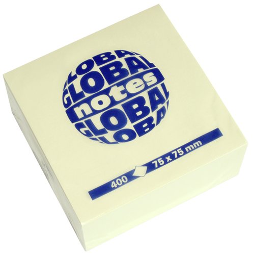 GLOBAL NOTES - TACO NOTAS CUBO 400h 75x75 AMARILLO (Ref.3820-01)