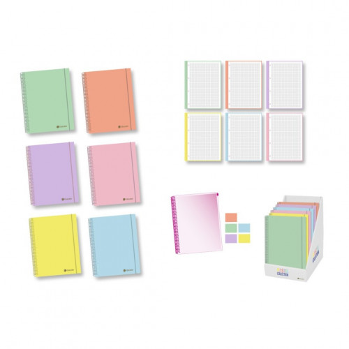GOLDEN - cuaderno y block A5 120 hojas Multicolor (Ref.327709)