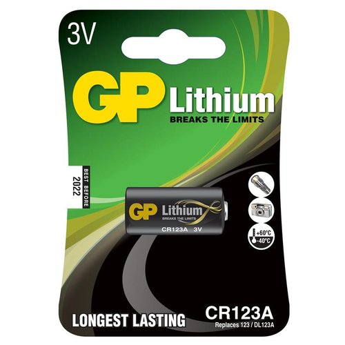 GP - PILAS LITIO MAXELL FOTO 123A 3 VOLTIOS B/1 (G077) (Ref.CR123A-B1 MXL)