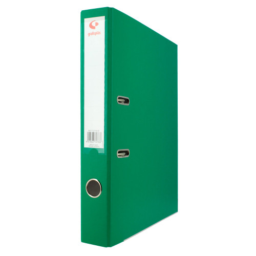 GRAFOPLÁS - ARCHIVADOR PALANCA 45 COLOR VERDE A4 LOMO ESTRECHO 290X320X55 GRAFOPLAS (Ref.17269320)