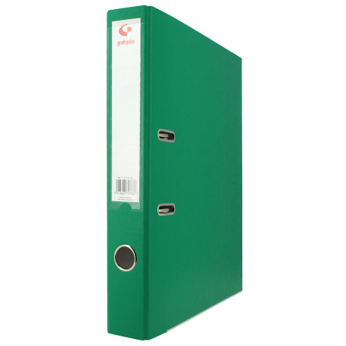GRAFOPLÁS - ARCHIVADOR PALANCA 45 COLOR VERDE FOLIO LOMO ESTRECHO 290X350X55 GRAFOPLAS (Ref.17279320)