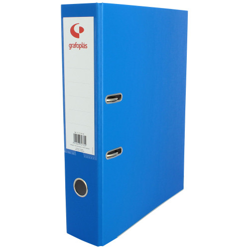 GRAFOPLÁS - ARCHIVADOR PALANCA 65 COLOR AZUL FOLIO LOMO ANCHO 290X350X75 GRAFOPLAS (Ref.17279530)
