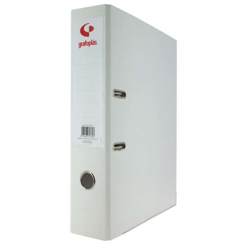 GRAFOPLÁS - ARCHIVADOR PALANCA 65 COLOR BLANCO FOLIO LOMO ANCHO 290X350X75 GRAFOPLAS (Ref.17279570)