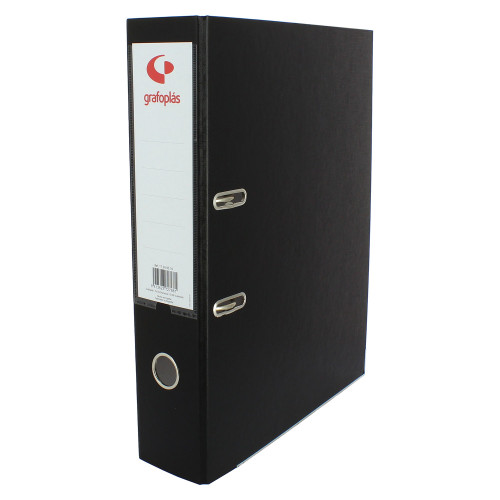 GRAFOPLÁS - ARCHIVADOR PALANCA 65 COLOR NEGRO A4 LOMO ANCHO 290X320X75 GRAFOPLAS (Ref.17269510)