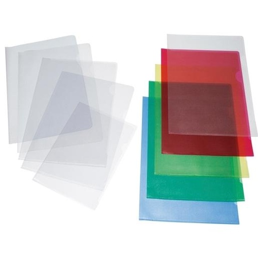 GRAFOPLÁS - DOSSIER UÑERO FOLIO PVC LISO 150 MICRAS TRANSPARENTE -100U- (Ref.5240300)