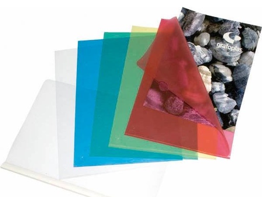 GRAFOPLÁS - DOSSIER UÑERO PP 110 MICRAS FOLIO TRANSPARENTE -100UND- (Ref.5250070)