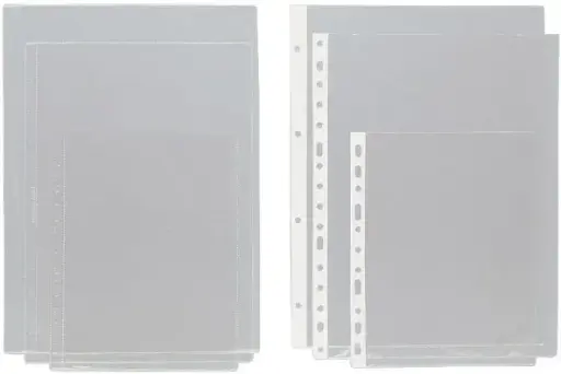 [05540004] GRAFOPLÁS - FUNDAS PVC - A4 - 4 Taladros - TRANSPARENTE - Caja 100u. (Ref.05540004)