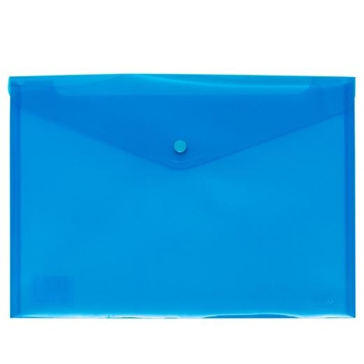 GRAFOPLÁS - SOBRE BROCHE ECOPLÁS FOLIO POLIPROPILENO TRANSLÚCIDO AZUL (Ref.4871230)