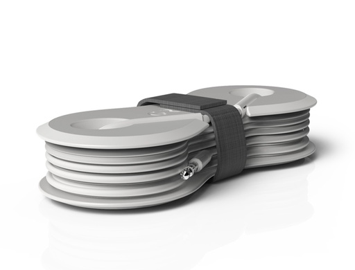 GROOVY - AURICULARES CON MICROFONO Y ESTUCHE CONECTOR JACK 3,5 MM COLOR BLANCO (Ref.GR-EPC-J35-C01)