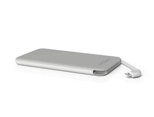 GROOVY - BATERIA EXTERNA 4000MAH PARA DISPOSITIVOS APPLE LIGHTNING COLOR BLANCO (Ref.GR-PBK-AP4000-C01)