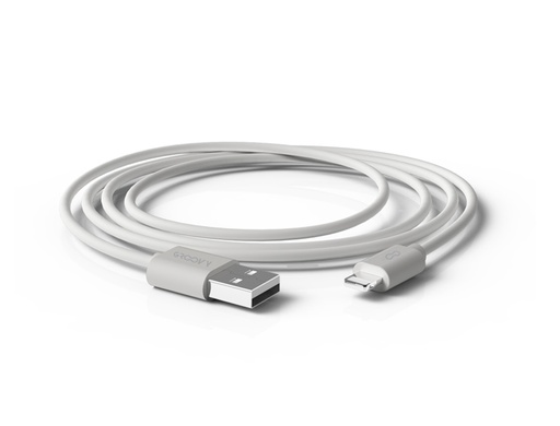 GROOVY - CABLE USB 2.0 A APPLE LIGHTNING LONGITUD 1 METRO COLOR BLANCO (Ref.GR-CBL-AP1M1.5A-C01)