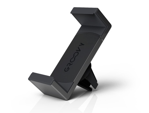 GROOVY - SOPORTE PARA MOVIL COCHE ROTACION 360 COLOR GRIS OSCURO (Ref.GR-AVP-360-C11)