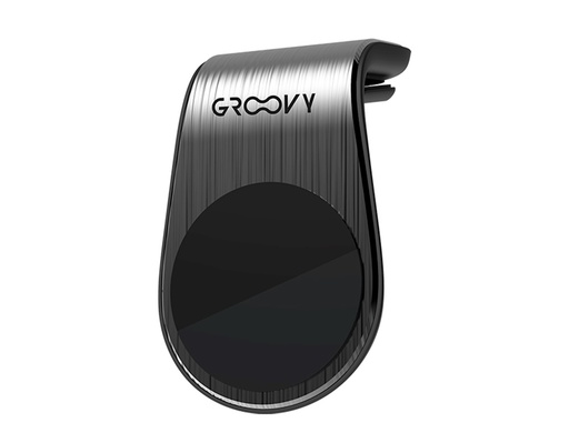GROOVY - SOPORTE PARA MOVIL COCHE UNIVERSAL MAGNETICO COLOR GRIS OSCURO (Ref.GR-AVP-MGN)