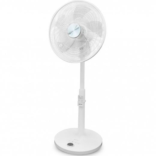 GRUNKEL - VENTILADOR DE PIE 2-28W REGULABLE ULTRASILENCIOSO PROGRAMABLE 12 VELOCIDADES BLANCO (Ref.FAN SILENCE PLUS)