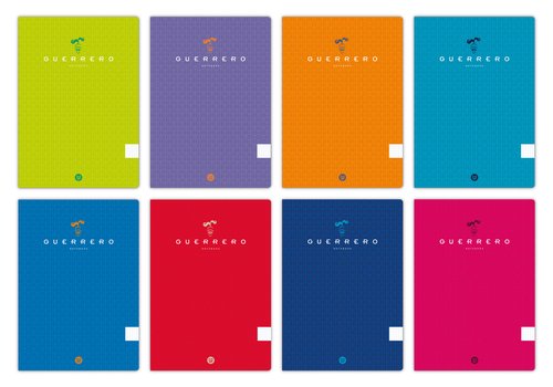 GUERRERO - LIBRETA A4 48h 90g t.BLANDA PAUTA 2,5 COL.SUR. (Ref.88421599)