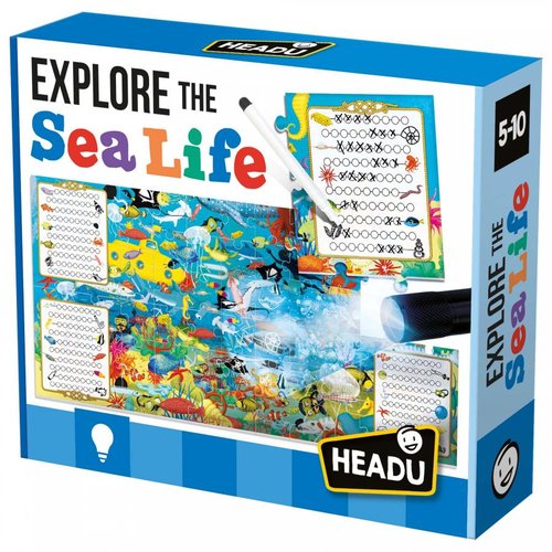 HEADU - JUEGO EDUCATIVO EXPLORE THE SEA LIFE (5-10 años) (Ref.1041734)