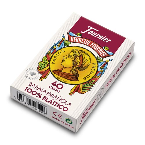 HERACLIO FOURNIER - BARAJA ESPAÑOLA PLASTICO 40 CARTAS 2100 (Ref.10020842)