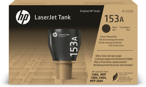 HP - Kit de recarga de Toner 153 para laserJet Tank (Ref.W1530A)