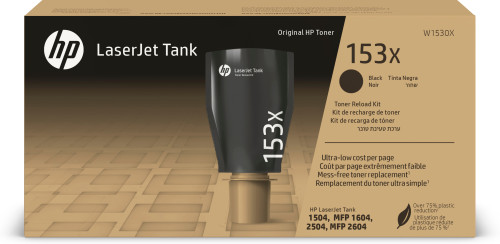 HP - Kit de recarga de Toner 153X para laserJet Tank (Ref.W1530X)