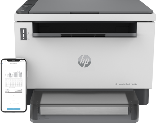HP - Multifuncion laser monocromo LaserJet Tank MFP 1604w (Canon L.P.I. 5,25€ Incluido) (Ref.381L0A)
