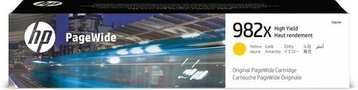 HP - PageWide Enterprise Color 765dn MFP 780dn 785z Toner Yellow Alta capacidad 982X (Ref.T0B29A)