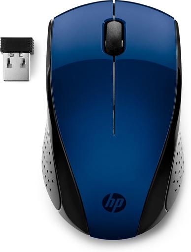 HP - Raton Optico Wireless Lumiere 220 Ambidiestro Azul y Negro/Bateria AA (Ref.7KX11AA#ABB)