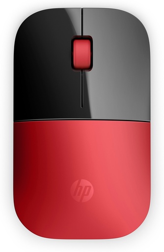 HP - Raton Z3700 Ambidiestro RF inalámbrica Óptico 1200 DPI/ V0L82AA/ Rojo y Negro (Ref.V0L82AA#ABB)