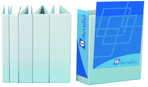 IBERPLAS - CARPETA CANGURO PVC A4 2 an.MIXTAS 65mm BLANCO (Ref.4465M2-11)