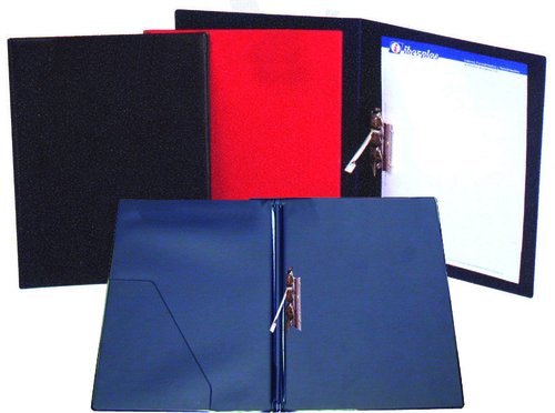 IBERPLAS - CARPETA con PINZA MINICLIP LATERAL PVC Fº AZUL (Ref.363-01)