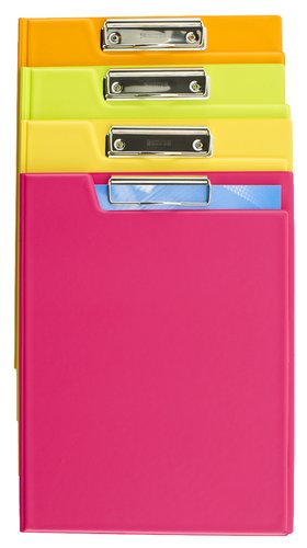 IBERPLAS - CARPETA con PINZA MINICLIP SUPERIOR PVC FUN COLOR Fº EXPOSITOR de 18 (Ref.370FC-90)