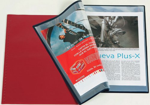 IBERPLAS - CARPETA FUNDAS (TARIFARIO) PVC FLEXIBLE 4º 50 F. NEGRO (Ref.294N-00)