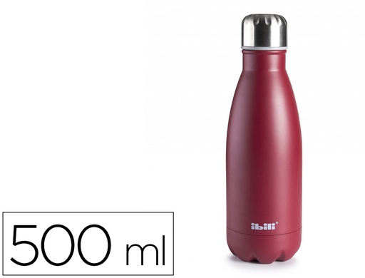 IBILI - BOTELLA TERMO ACERO INOX 500 ml GR (Ref.758450RI)