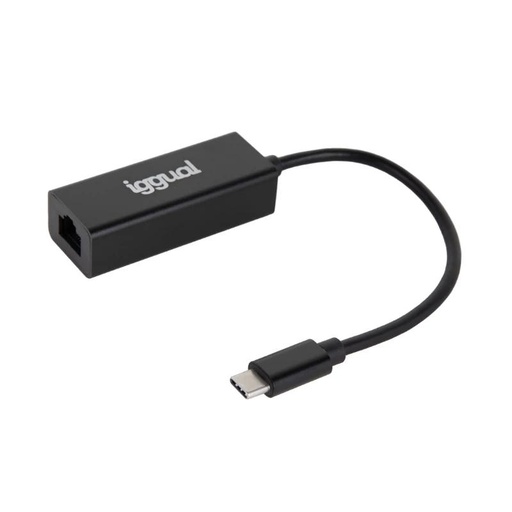 IGGUAL - Adaptador tipo C a RJ45 Gigabit 1000Mbps (Ref.IGG317693)