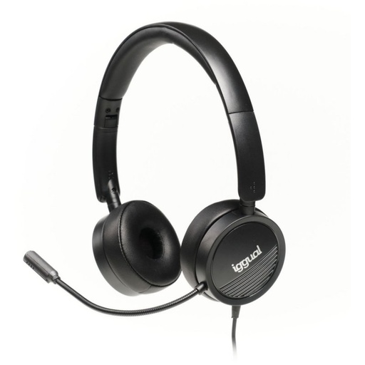 IGGUAL - Auriculares con micro Dual Tech USB/3,5 mm (Ref.IGG317075)