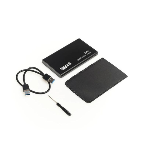 IGGUAL - Caja externa SSD 2.5" SATA USB 3.0 (Ref.IGG317006)