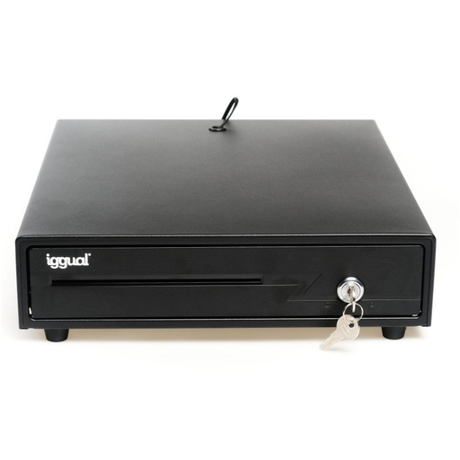 IGGUAL - Cajón Portamonedas IRON-10 38cm 4+6 negro (Ref.IGG316368)