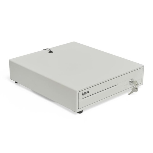 IGGUAL - Cajón portamonedas IRON-10W 38cm 4+6 blanco (Ref.IGG315316)