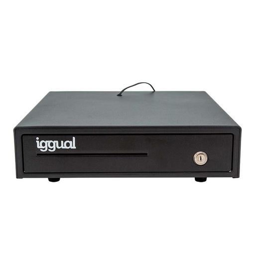 IGGUAL - Cajón Portamonedas IRON-15 37cm 4+8 negro (Ref.IGG317471)